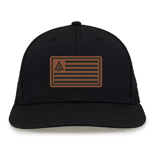 ATA Leather Flag Patch Hat